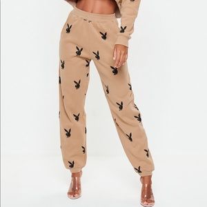 playboy pink joggers
